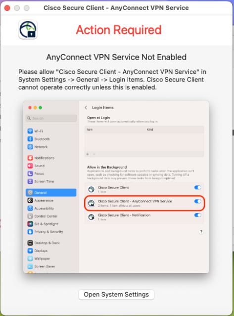 Allow VPN Service