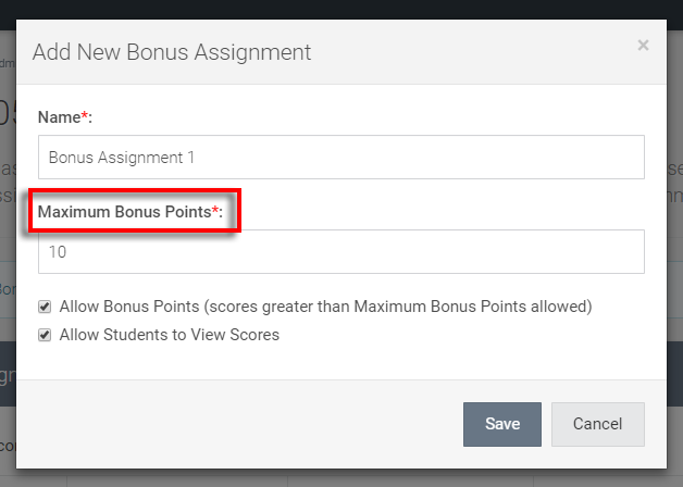 note the 'maximum bonus points' text change